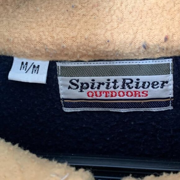Vintage Spirit River Fleece Sweater - Sz. M - Picture 5 of 5